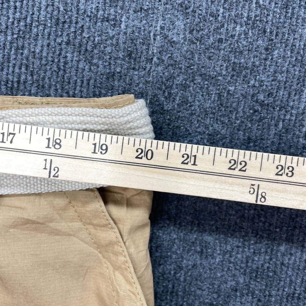 Airwalk Cargo Shorts Mens 38 Khaki Tan Belted 100% Cotton Skate Y2K Utility NWT - Picture 11 of 13